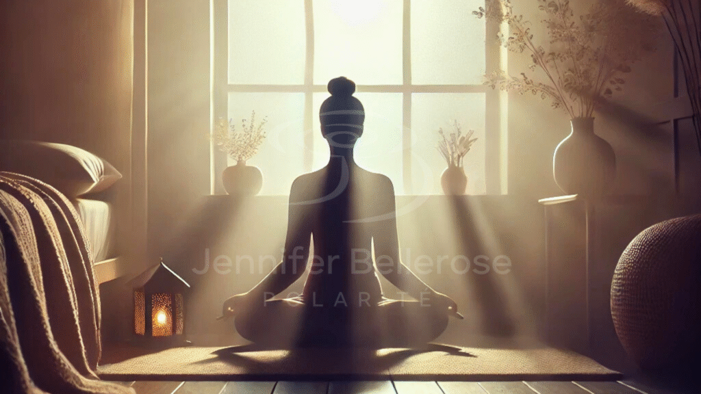 1 lumière intérieure en plein hiver